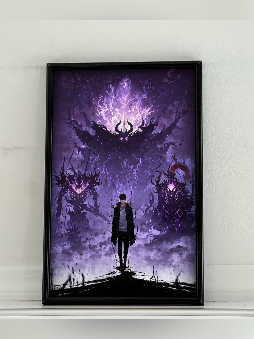 Solo Leveling Sun Jinwoo Anime Poster